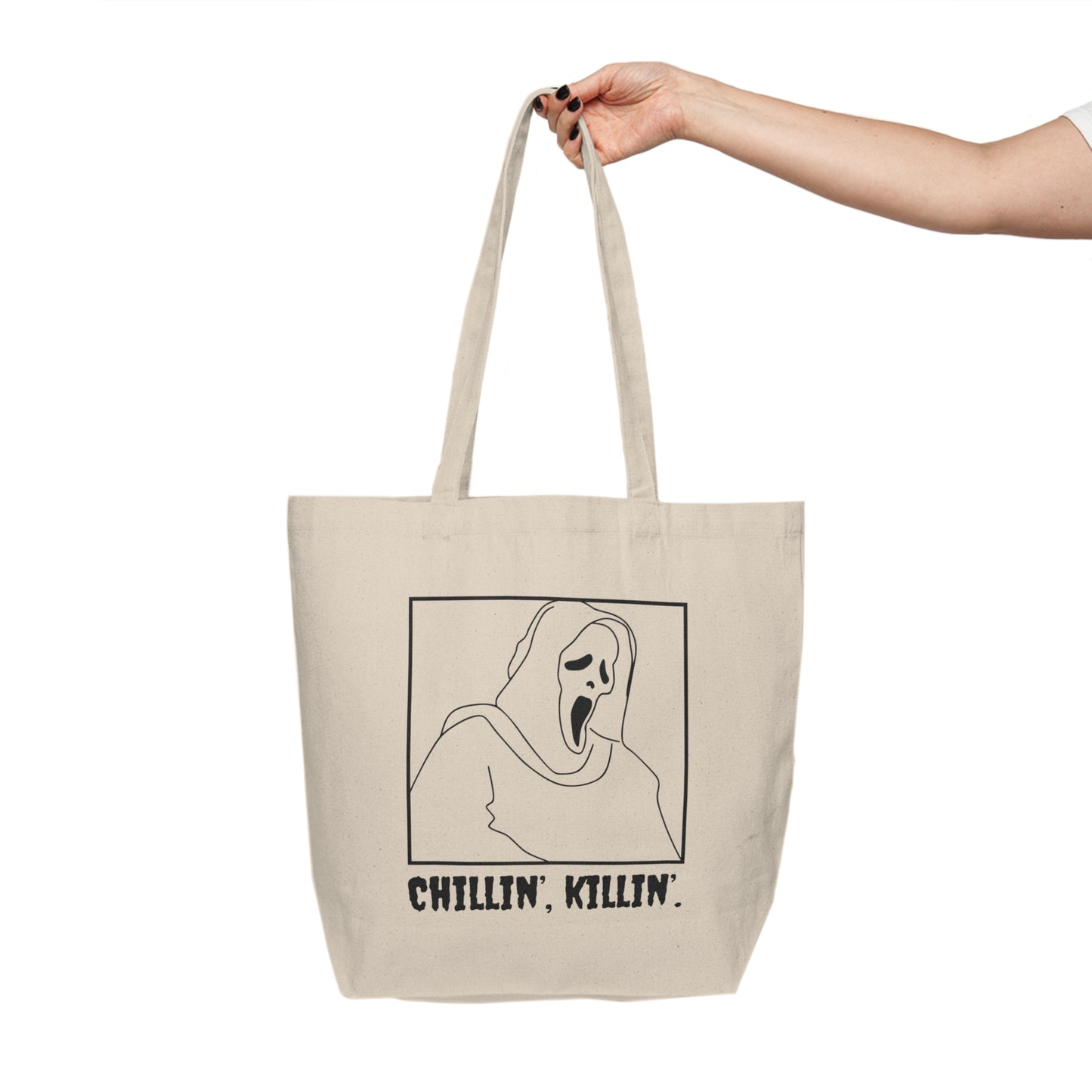 CHILLIN’, KILLIN’ TOTE BAG