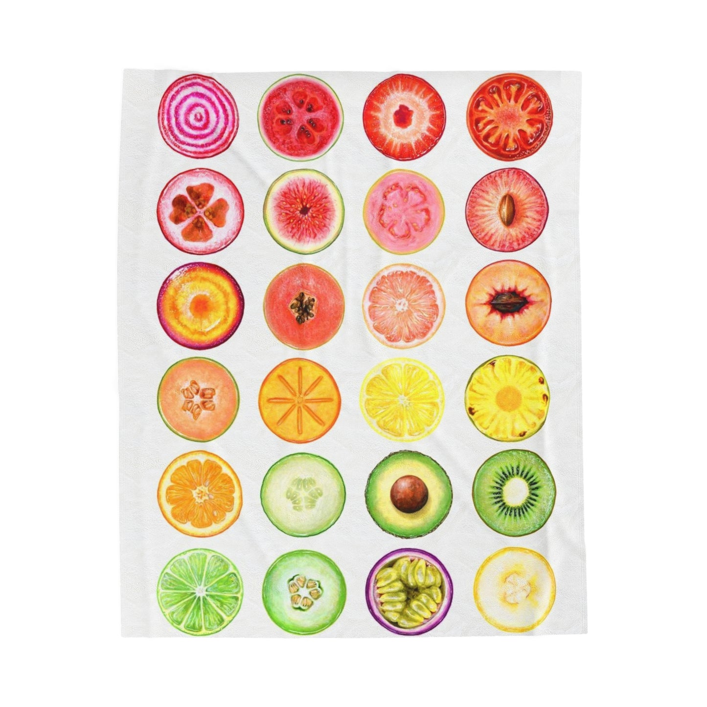 Fruity Plush Blanket
