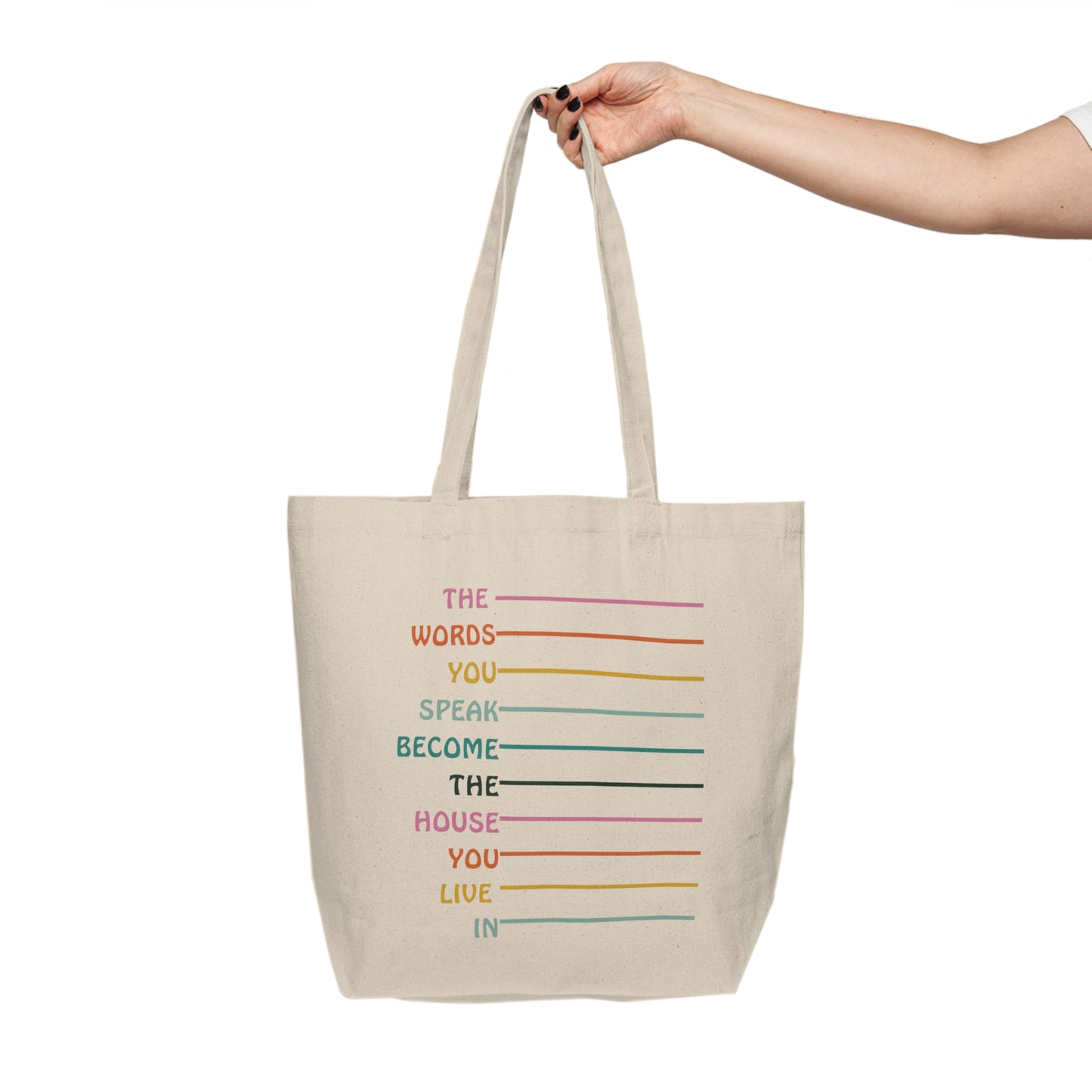 WORDS HOLD POWER TOTE BAG