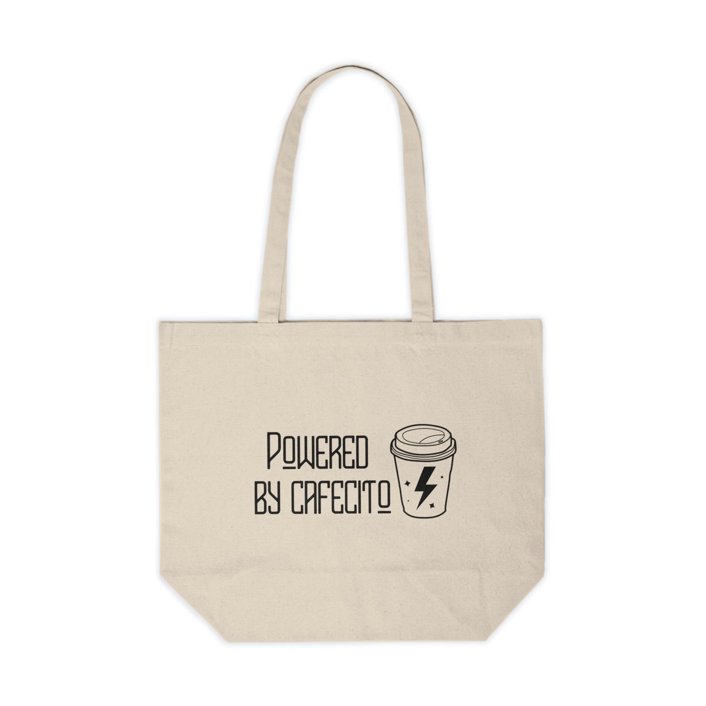 POWERED BY CAFECITO TOTE BAG