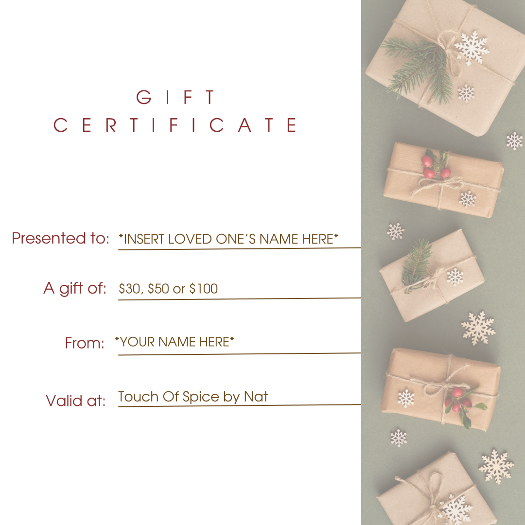 GIFT CERTIFICATE